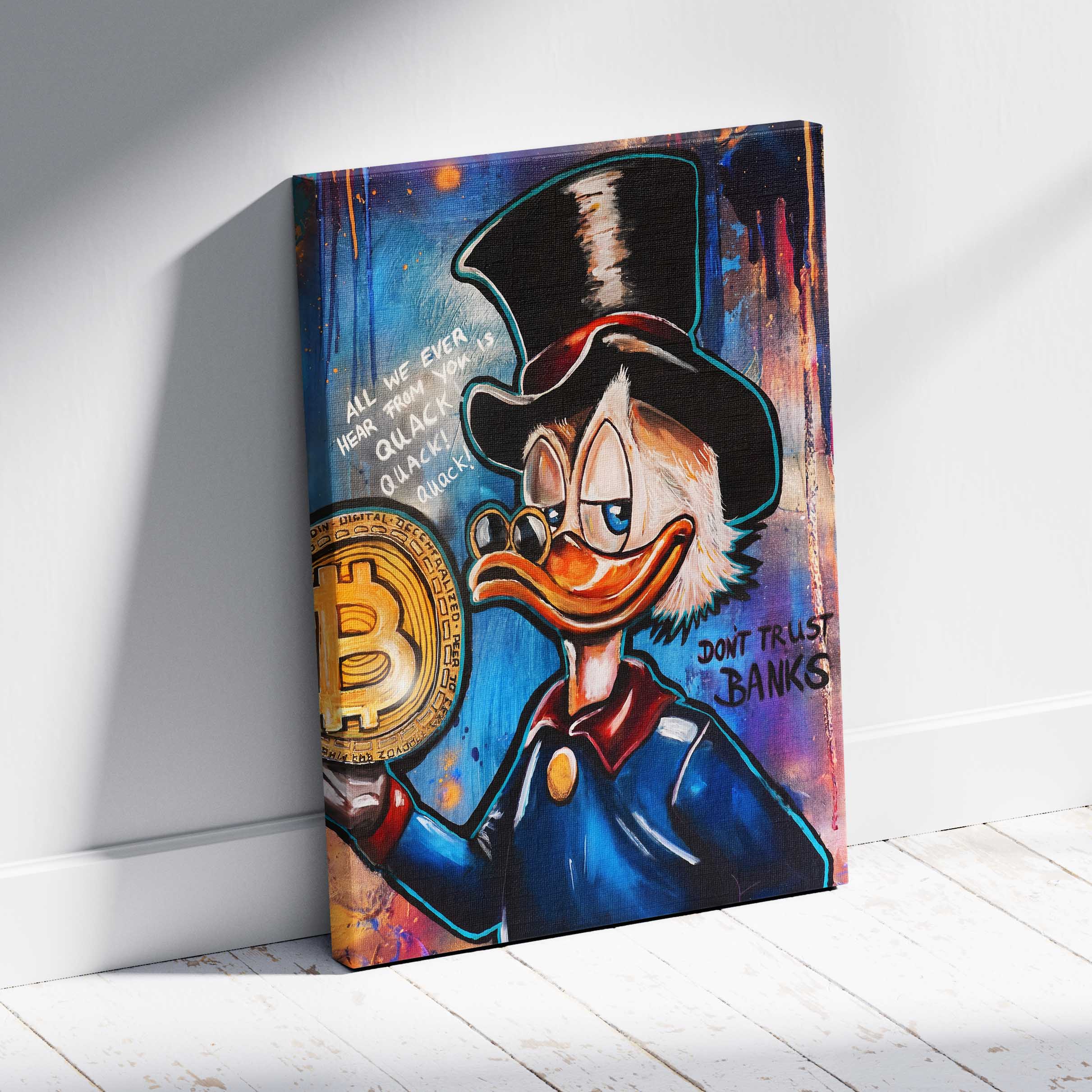 DONALD BITCOIN Donald Bitcoin Wall Art - Image 1