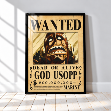 WANTED GOD USOPP wall art