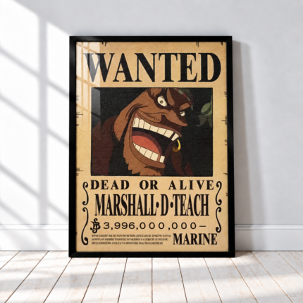 WANTED MARSHAL D TEACH wall art