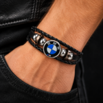 BMW Leather Bracelet gallery image 1