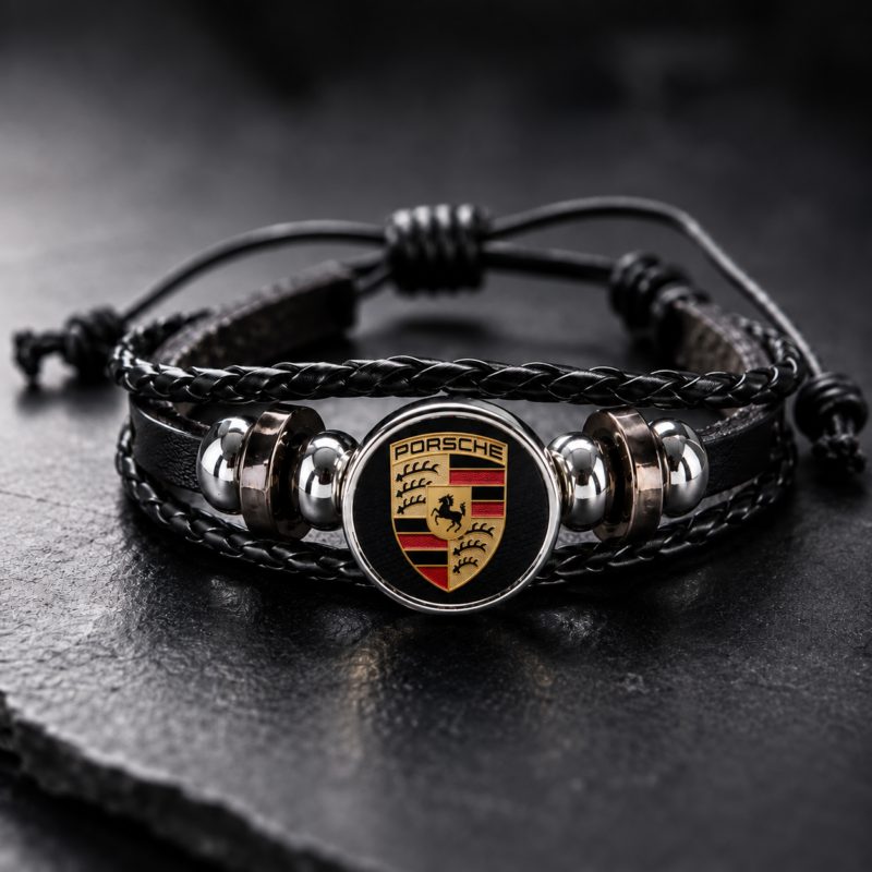 Porsche Leather Bracelet