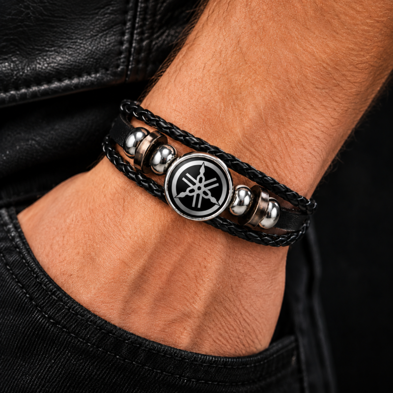 Yamaha Leather Bracelet gallery image 1